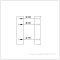 M12 angle male to female connection cable